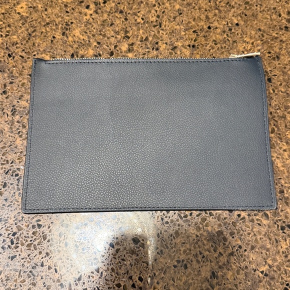 NWOT Tom Ford faux leather flat zip pouch - Picture 2 of 3